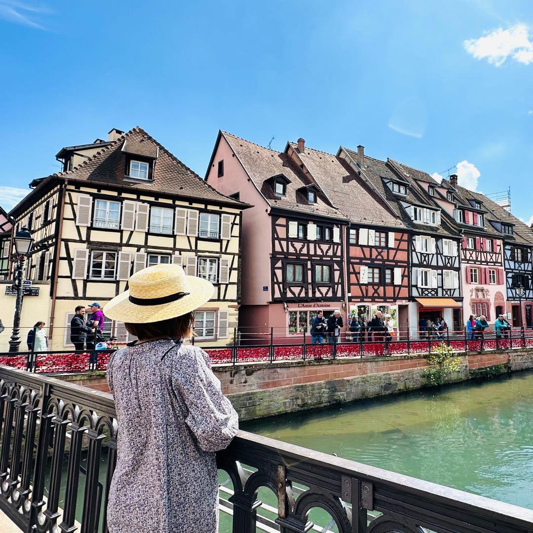 【美品】 wicagrocery 麦わら帽子 ストローハット ハグオーワー