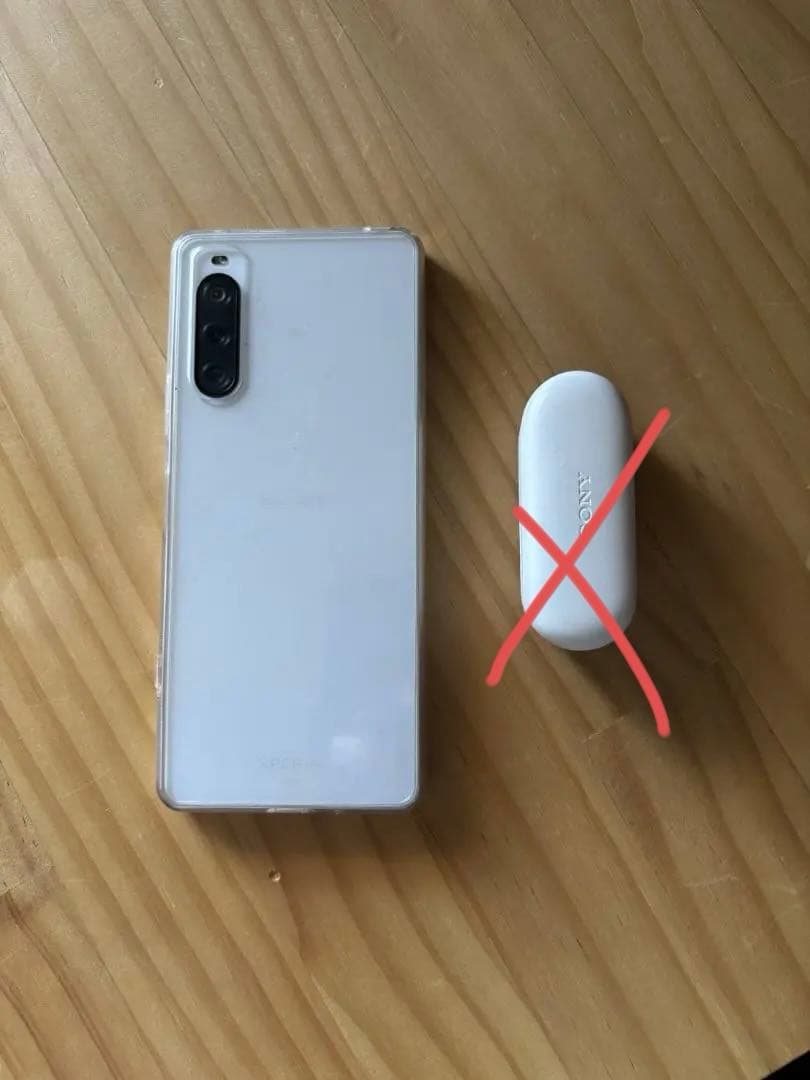 Sony Xperia 10 v ホワイト 本体 ワイアレスイヤホン付き