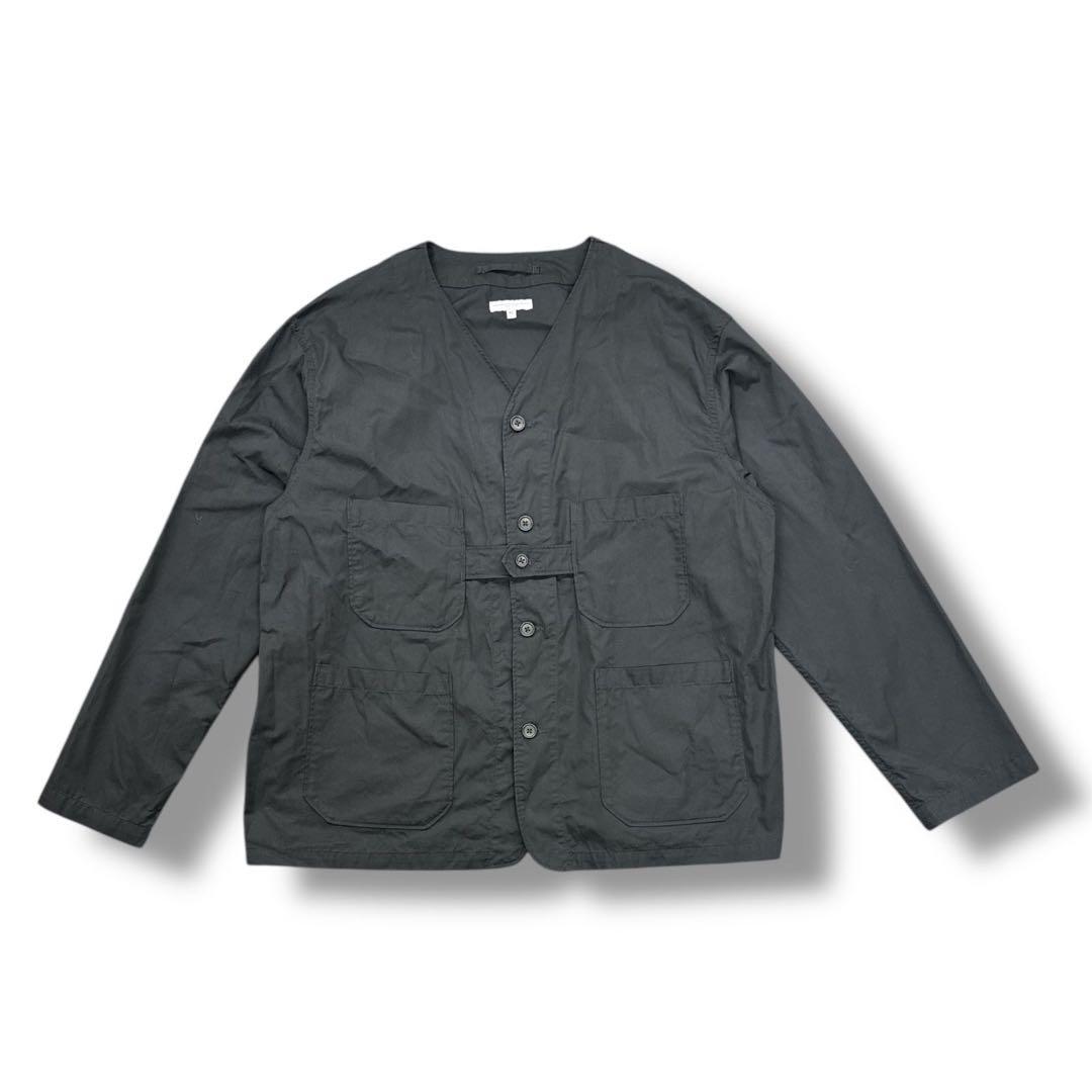 ENGINEERED GARMENTS ブラック ノーカラージャケット L