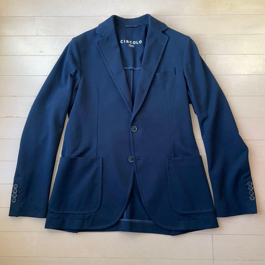★【美品】★チルコロ1901★テーラードジャケット★ネイビー★46★