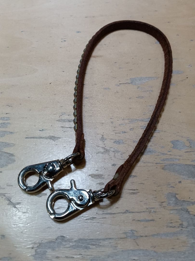 ＨＴＣ（ＵＳＡ）スタッズ付きレザーウォレットチェーン