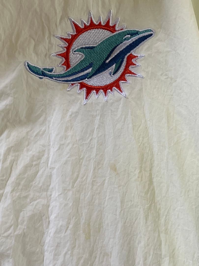 Perushu × NFL コラボナイロンスタンドネックアノラックブルゾン