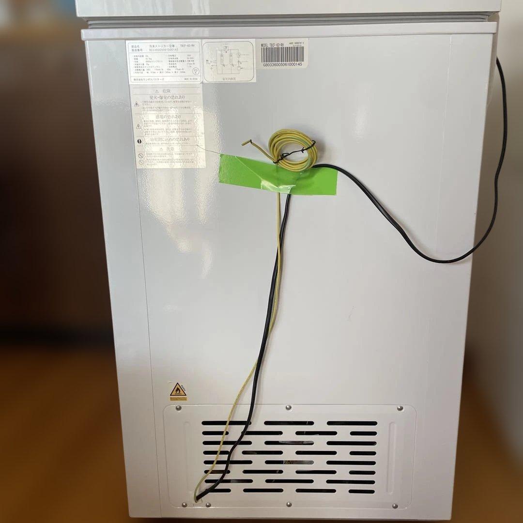 ☆美品☆TENPOS冷凍庫TBCF-60-RH 幅415×奥行571×高さ848