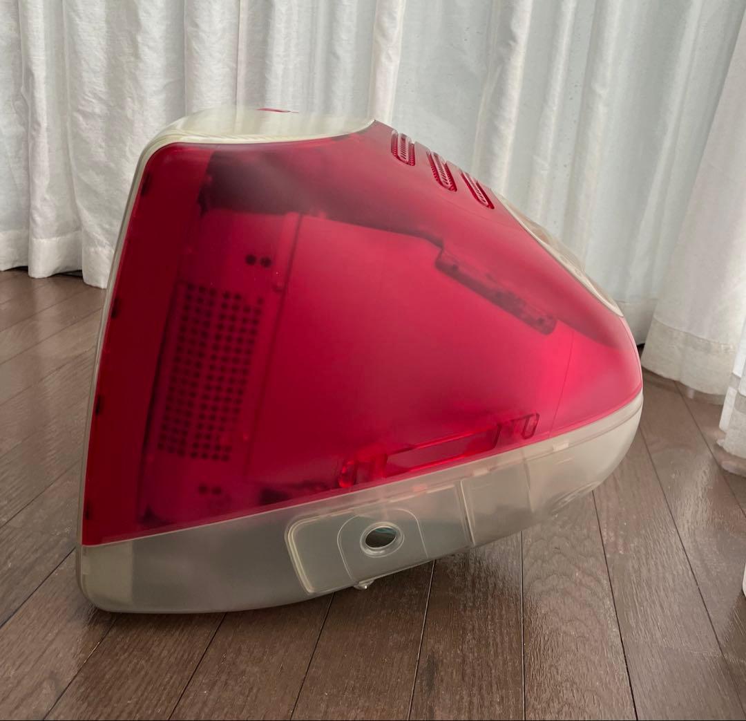 Apple iMac G3 ストロベリー　オリジナルのキーボード付き