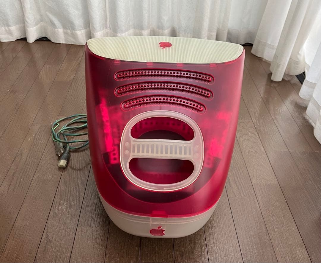 Apple iMac G3 ストロベリー　オリジナルのキーボード付き