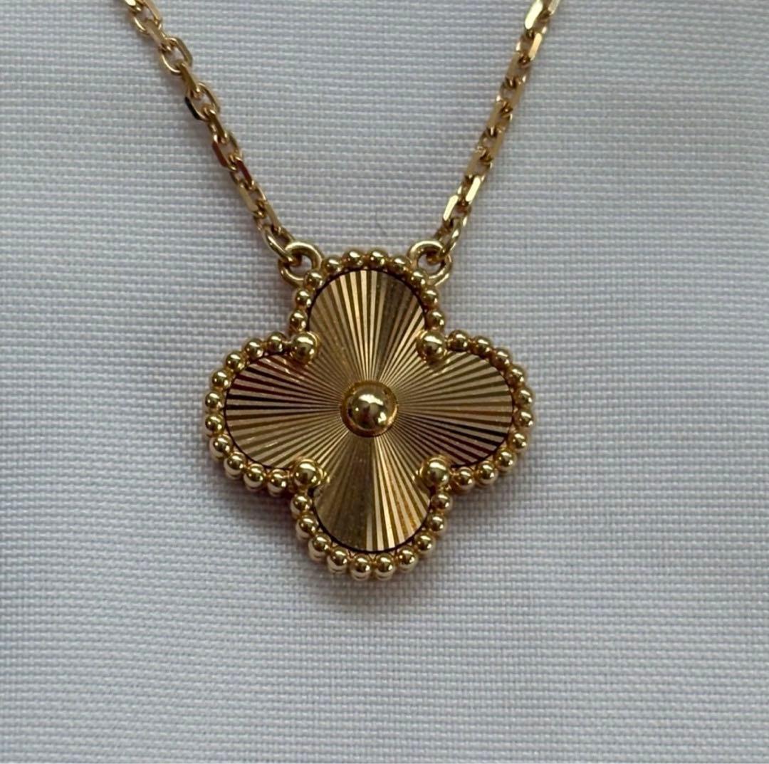 Van Cleef & Arpelsアルハンブラ ギヨシェ　ネックレス YG