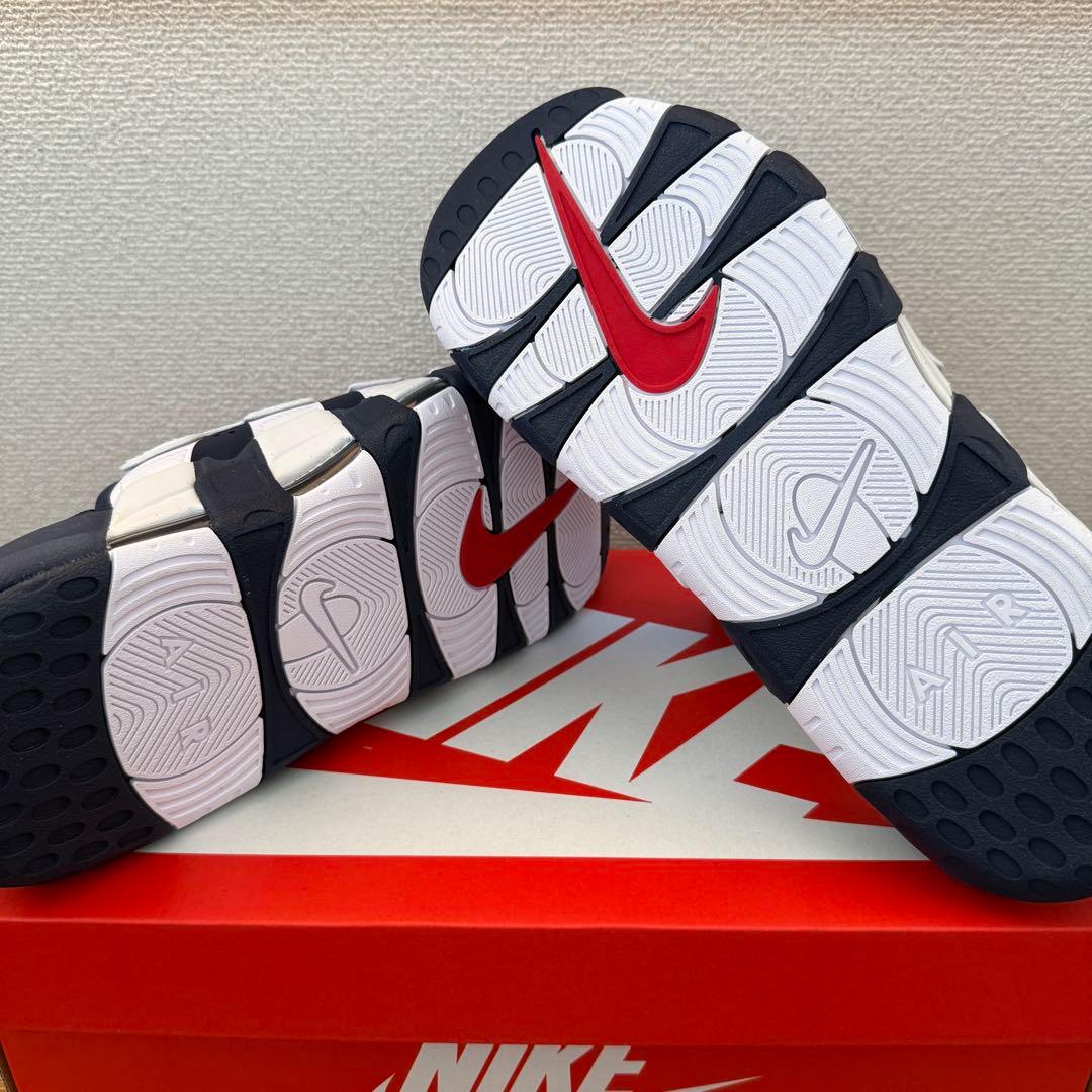 新品 ナイキ エアモアアップテンポ スライド29cm ネイビー