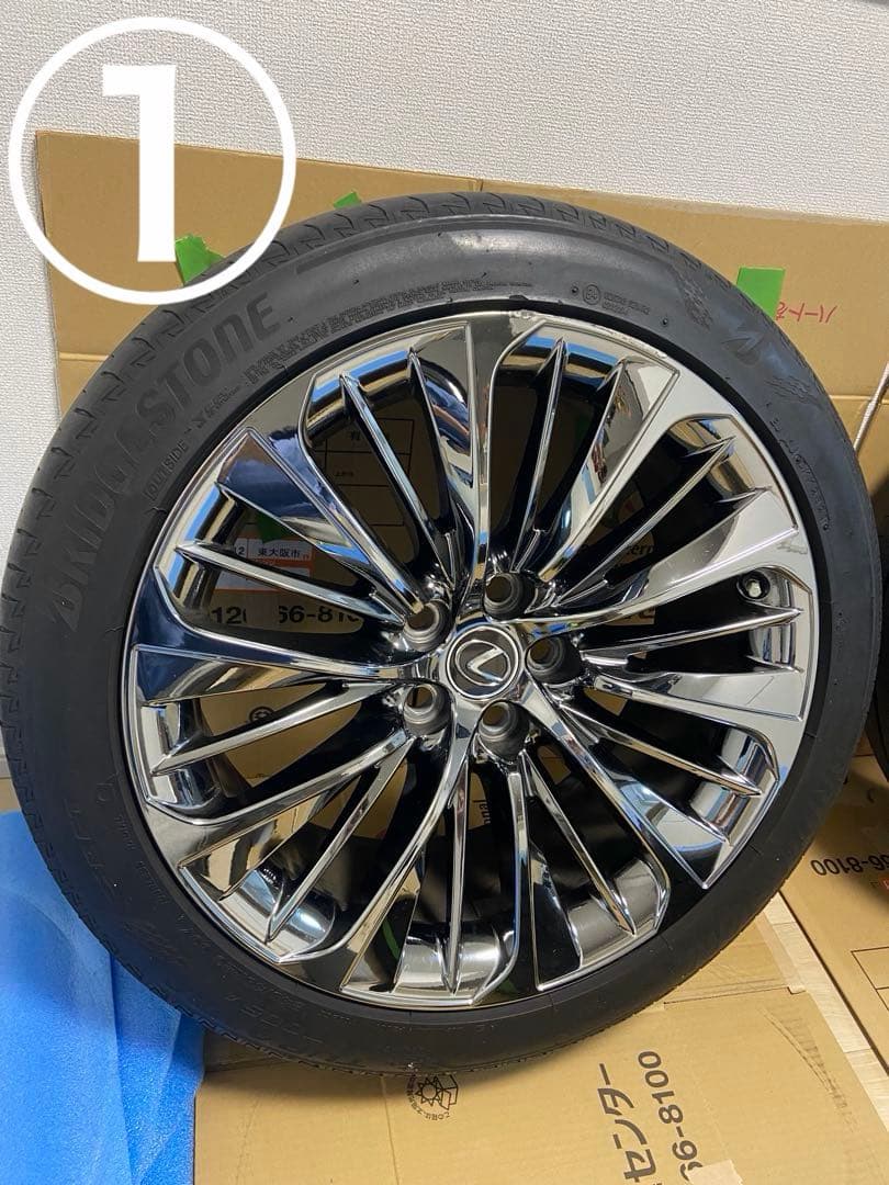 ①レクサス LS500 オプションホイール 20インチ