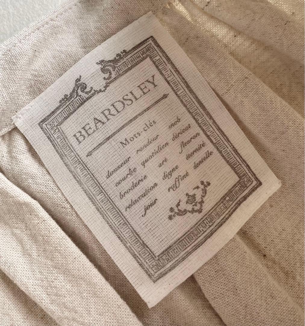 BEARDSLEY コットン リネン 裾レースBIG チュニックシャツ 日本製