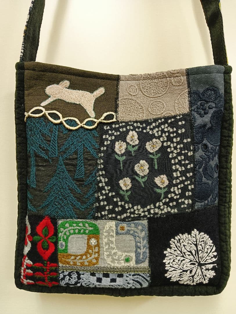 ミナペルホネンハンドメイドショルダーバッグ