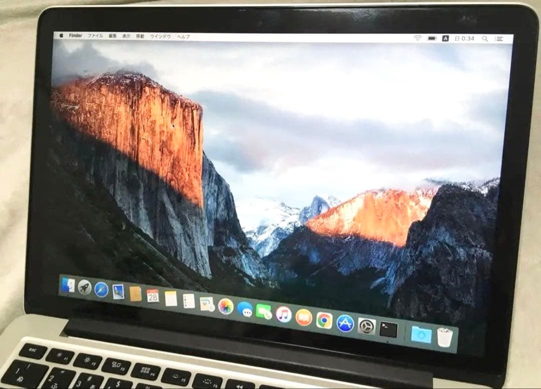 MacBook Pro13インチ Early2015 音割れ充電器付イヤホンOK