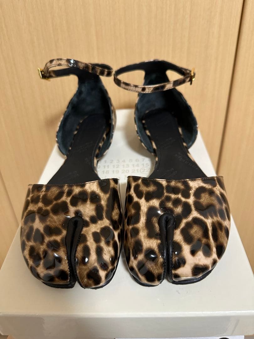 [レア]マルジェラ　ヒョウ柄フラットシューズ