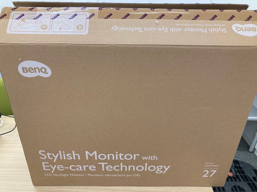 【美品】白27インチモニター BENQ(GW2790QT)