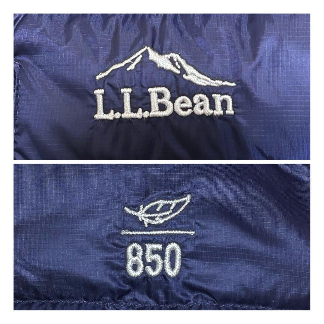 エルエルビーン ウルトラライトダウン 850 紺 大きい XL コンパクト収納
