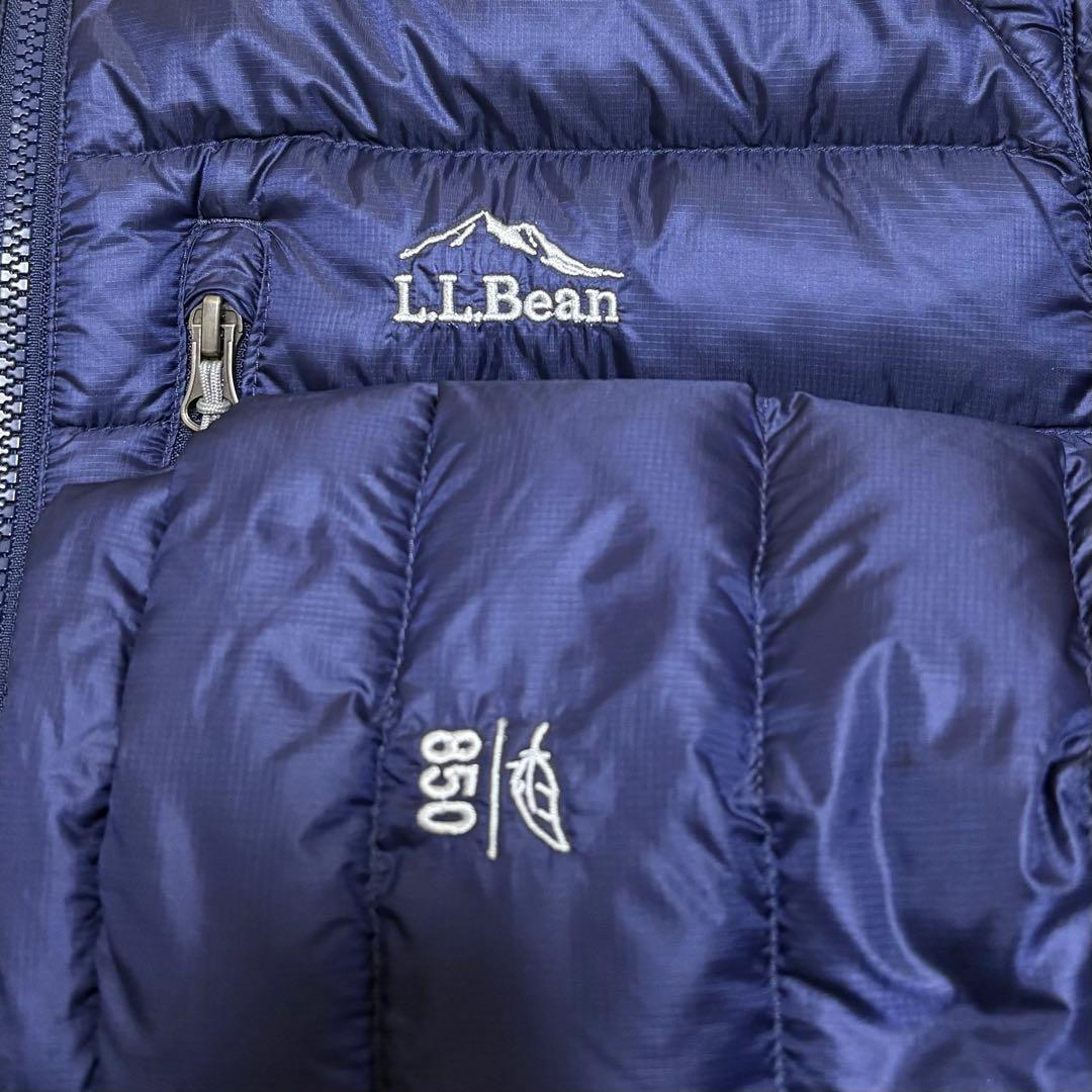 エルエルビーン ウルトラライトダウン 850 紺 大きい XL コンパクト収納