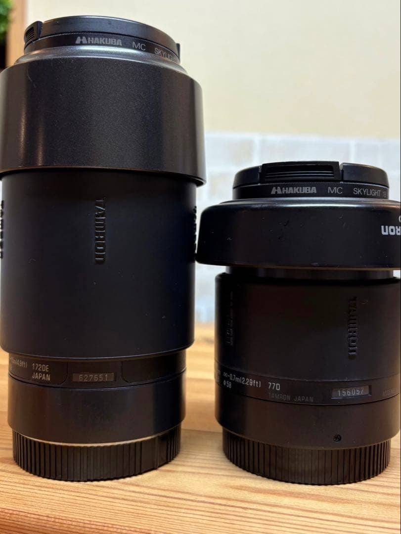 TAMRON タムロン AFズームレンズ （28-80・70-300mm）