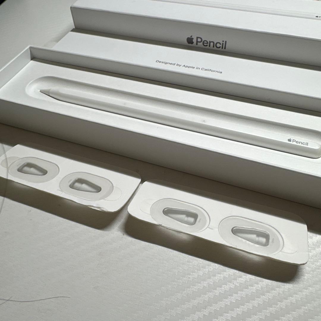 Apple Pencil 第2世代　ホワイト 替えのペン先付き