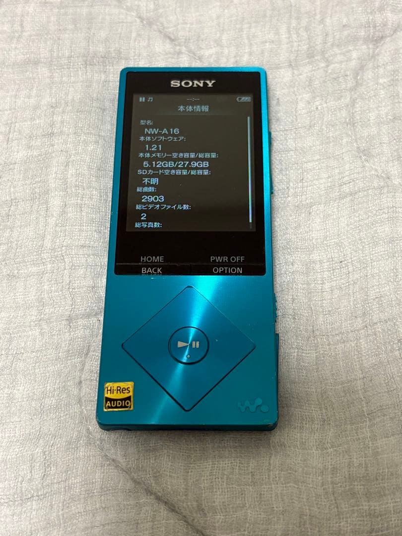 ポータブルプレーヤー SONY NW-A16