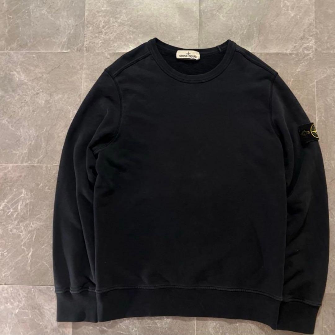 【極美品❗️】stone  スウェットトレーナー　ブラック　L