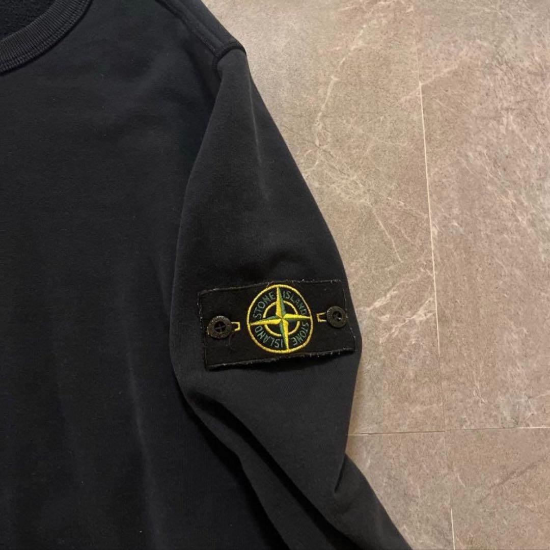 【極美品❗️】stone  スウェットトレーナー　ブラック　L