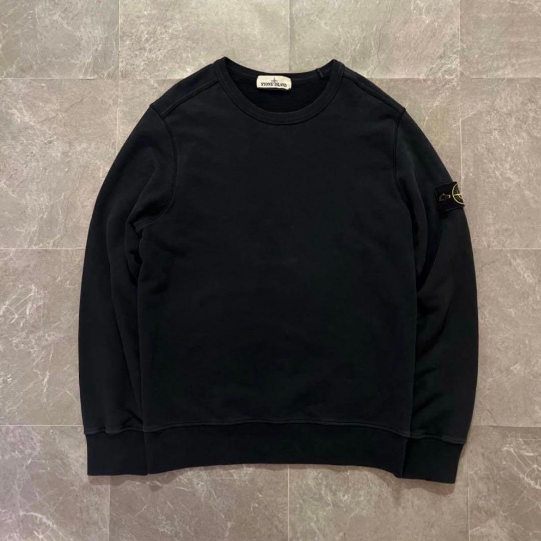 【極美品❗️】stone  スウェットトレーナー　ブラック　L