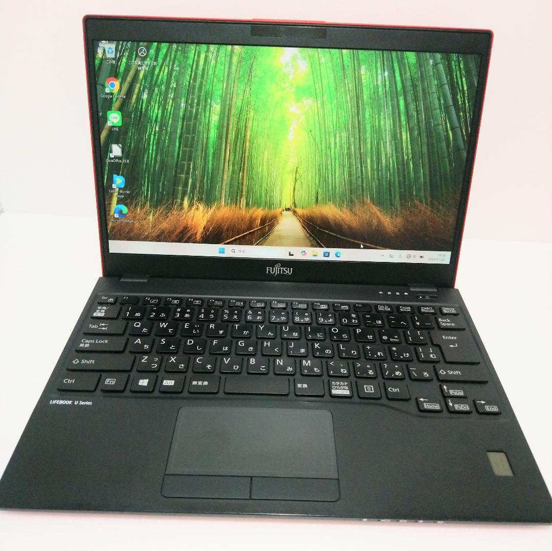 【人気】富士通 LIFEBOOK レッド SSD 256GB 8GB 初心者向き