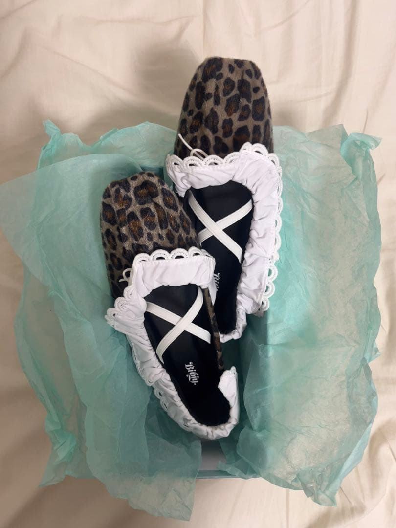 Bibiy. B. LACE BALLERINAS レオパード