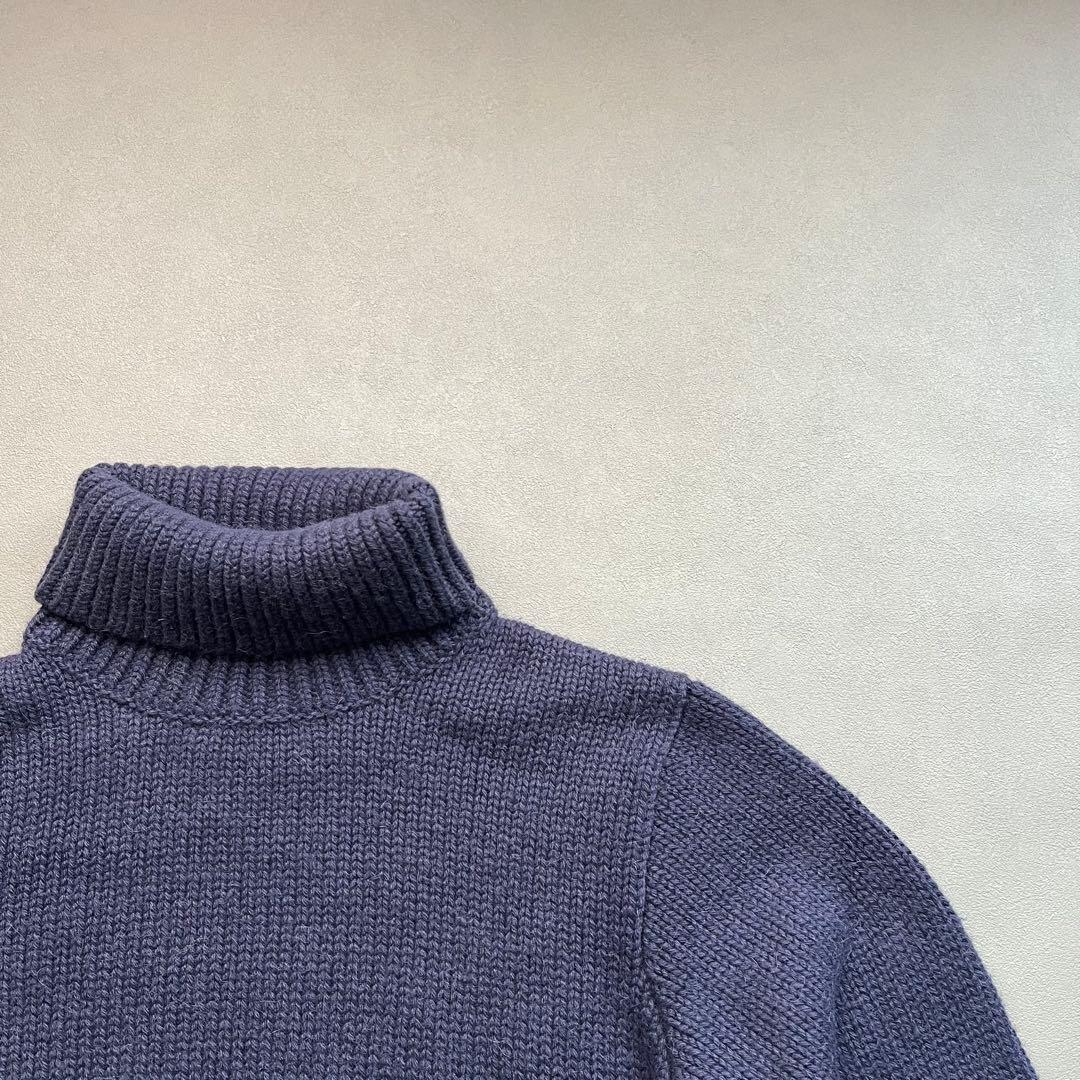 The Inoue Brothers タートルネック　ニット　L navy