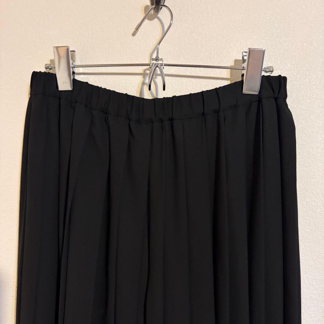 ENFOLD PLEATS TROUSERS ブラック 38