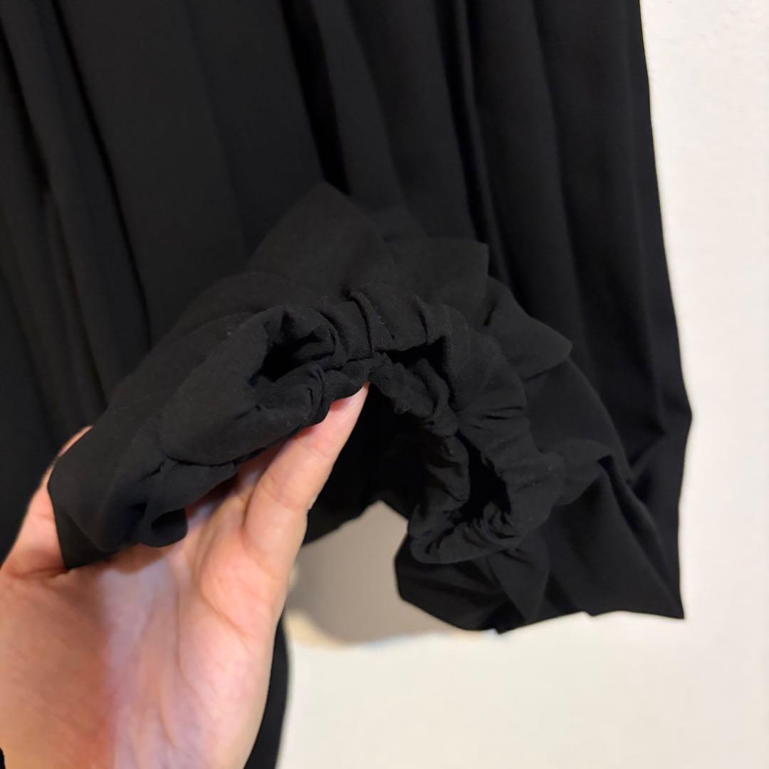 ENFOLD PLEATS TROUSERS ブラック 38