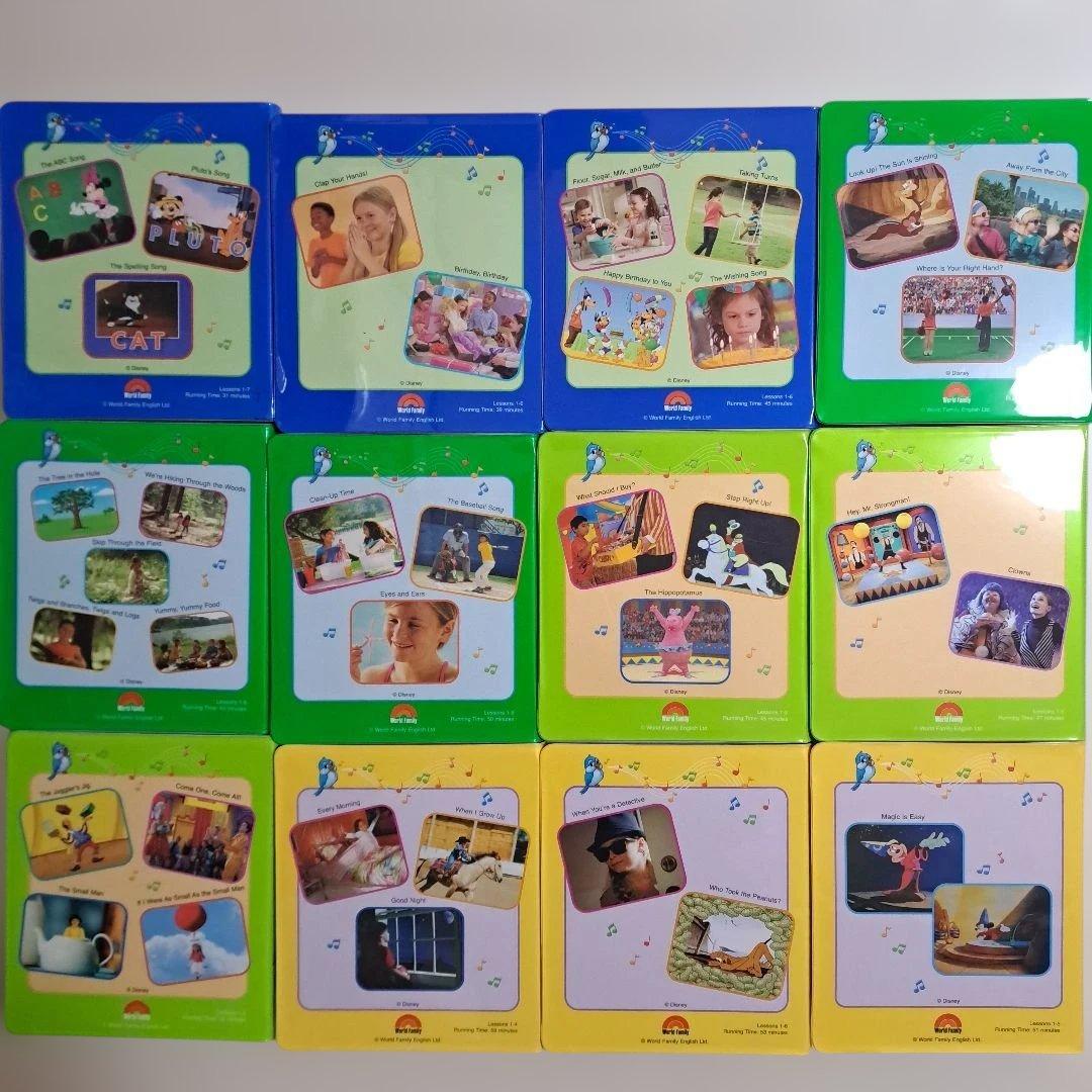 【ガイドブック付】 ディズニー英語システム　ストレートプレイ　DVD　全巻セット