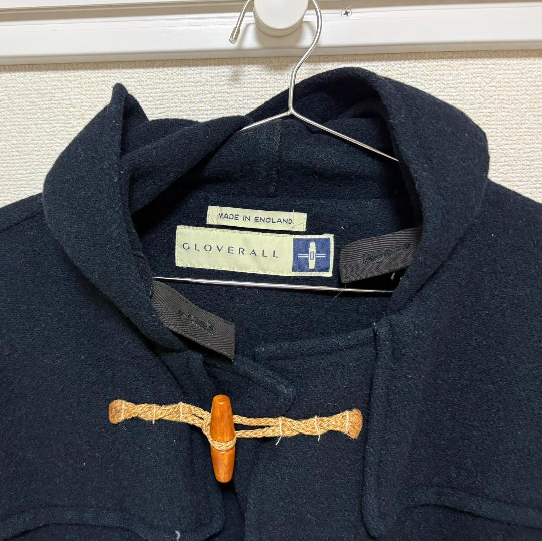 GLOVERALL ダッフルコート ネイビー 英国製 ウール混