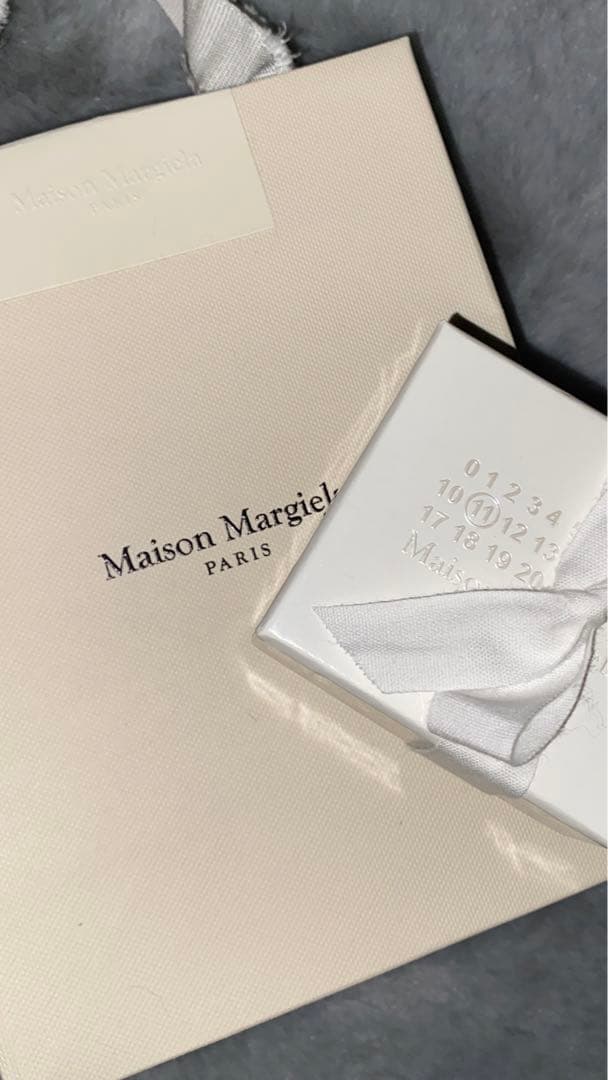 【最終値下げ】Maison Margiela フープピアス シルバー