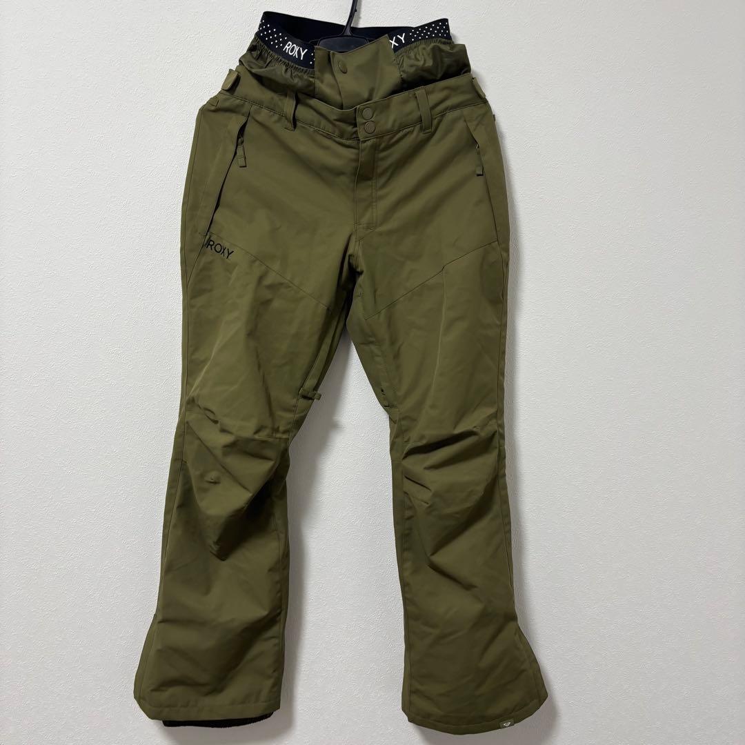 ROXY スノーボードウェア　パンツ　レディース　カーキ　M スキーウェア
