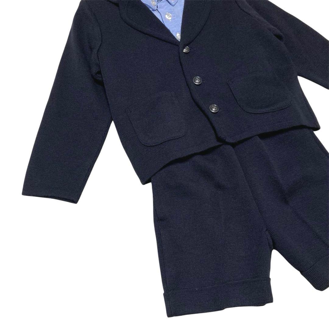 極美品 familiar ファミリア フォーマルスーツ 4点セット100 男の子