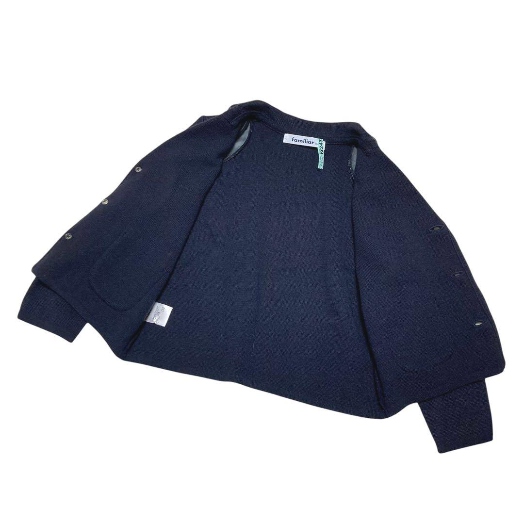 極美品 familiar ファミリア フォーマルスーツ 4点セット100 男の子