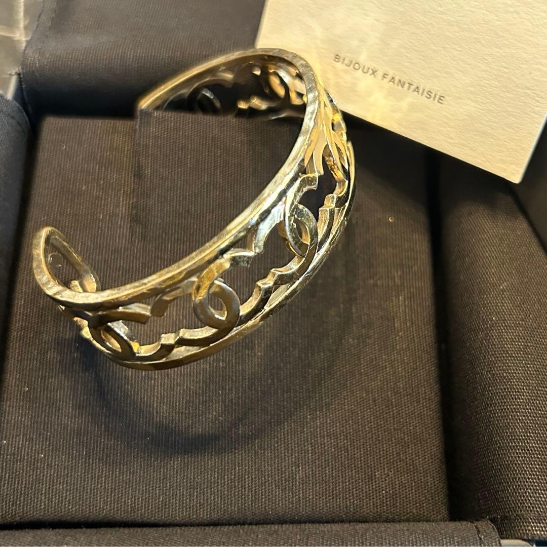 最終お値下げ！！CHANEL 美品　レア　ゴールドバングル