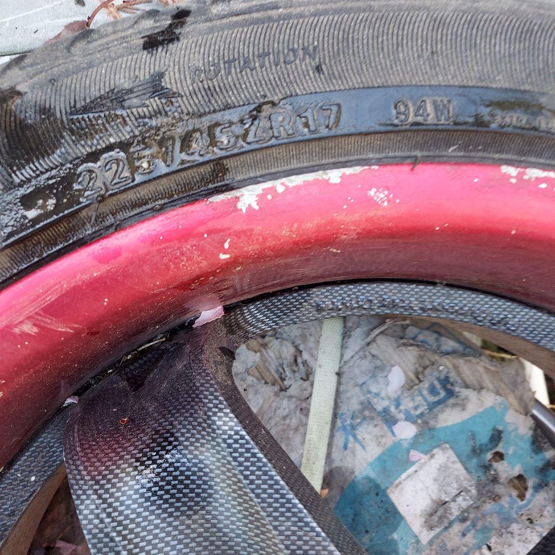 1本価格！レアなウェッズスポーツ225/45/17！別途ホイルのみ2本追加