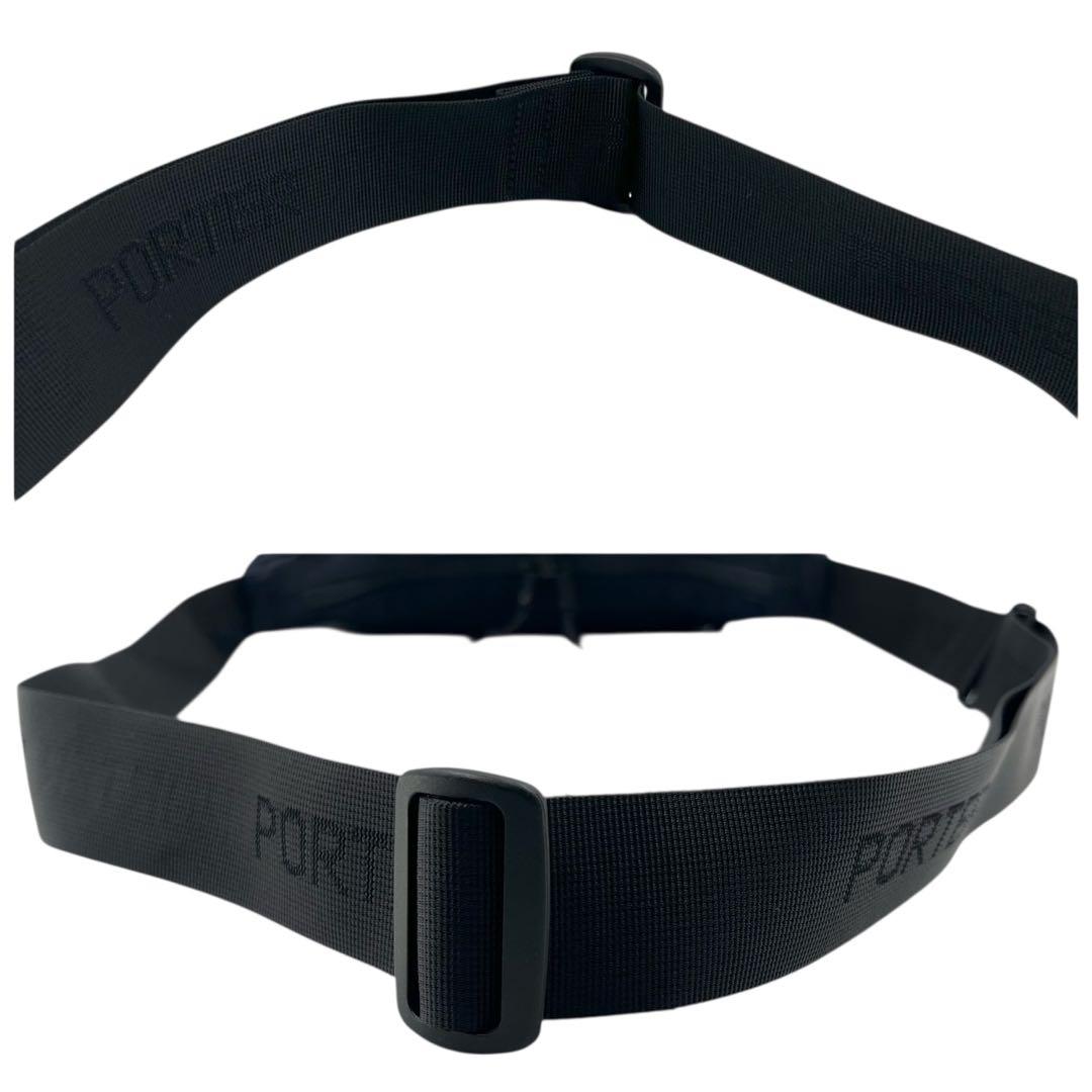 【美品】 ポーター フロント Sサイズ ショルダーバッグ アイアンブルー 廃盤