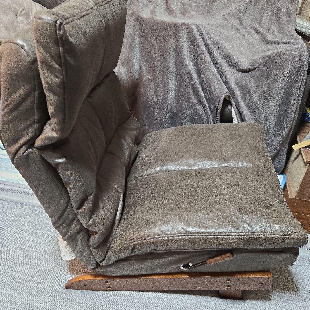 リクライナーソファー　KJ-1 1人掛けソファ ブラウン　ニトリ　値下げ中