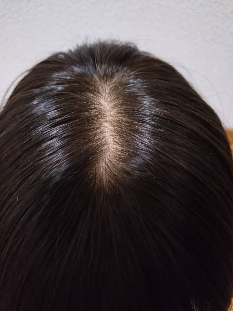 人毛MIX　Sサイズ　ダークブラウン　フルウィッグ