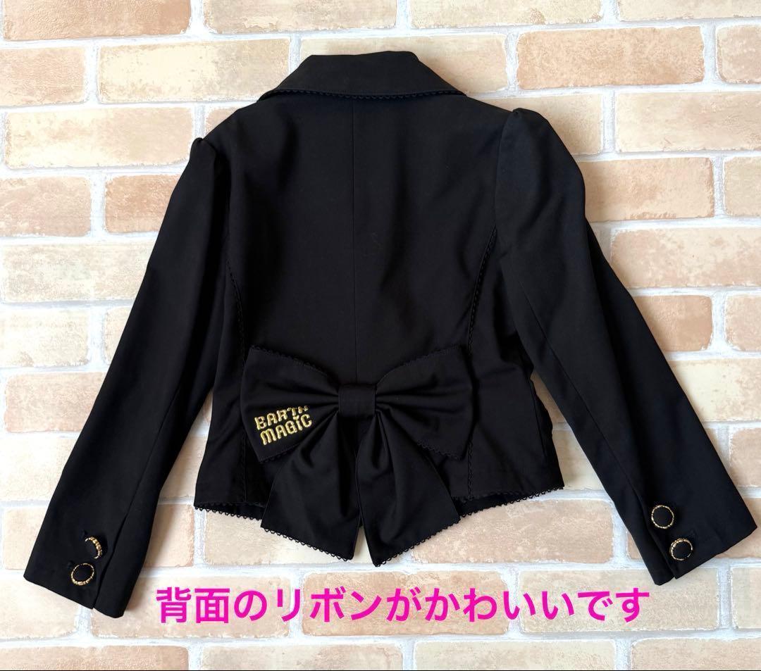 【着用1回】アースマジック 卒園式 入学式 5点 スーツ フルセット 120