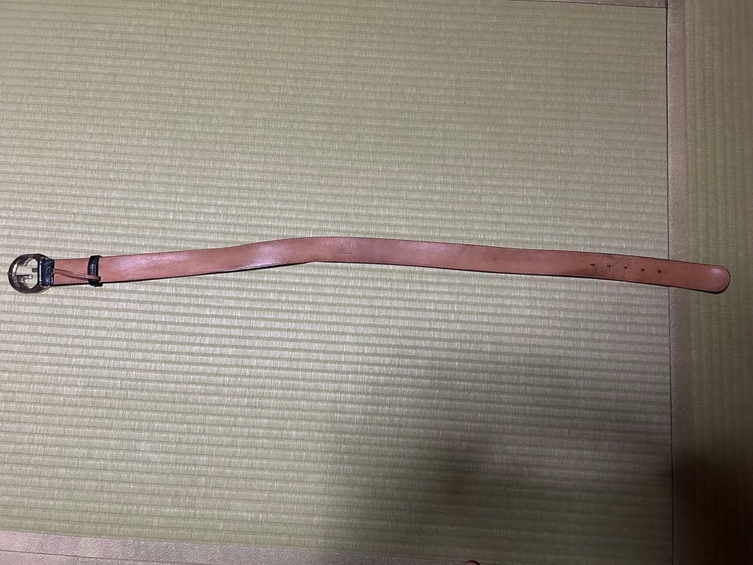 GUCCI 黒 レザーベルト
