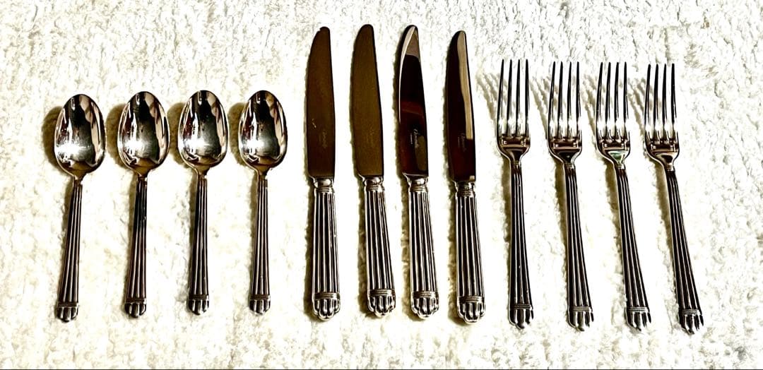 クリストフル　フォーク・ナイフ・スプーン 各4本