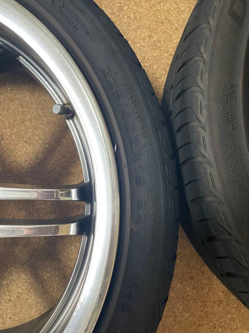 希少　絶版品　ROTAWHEELS 18インチ　深リム　ホイール