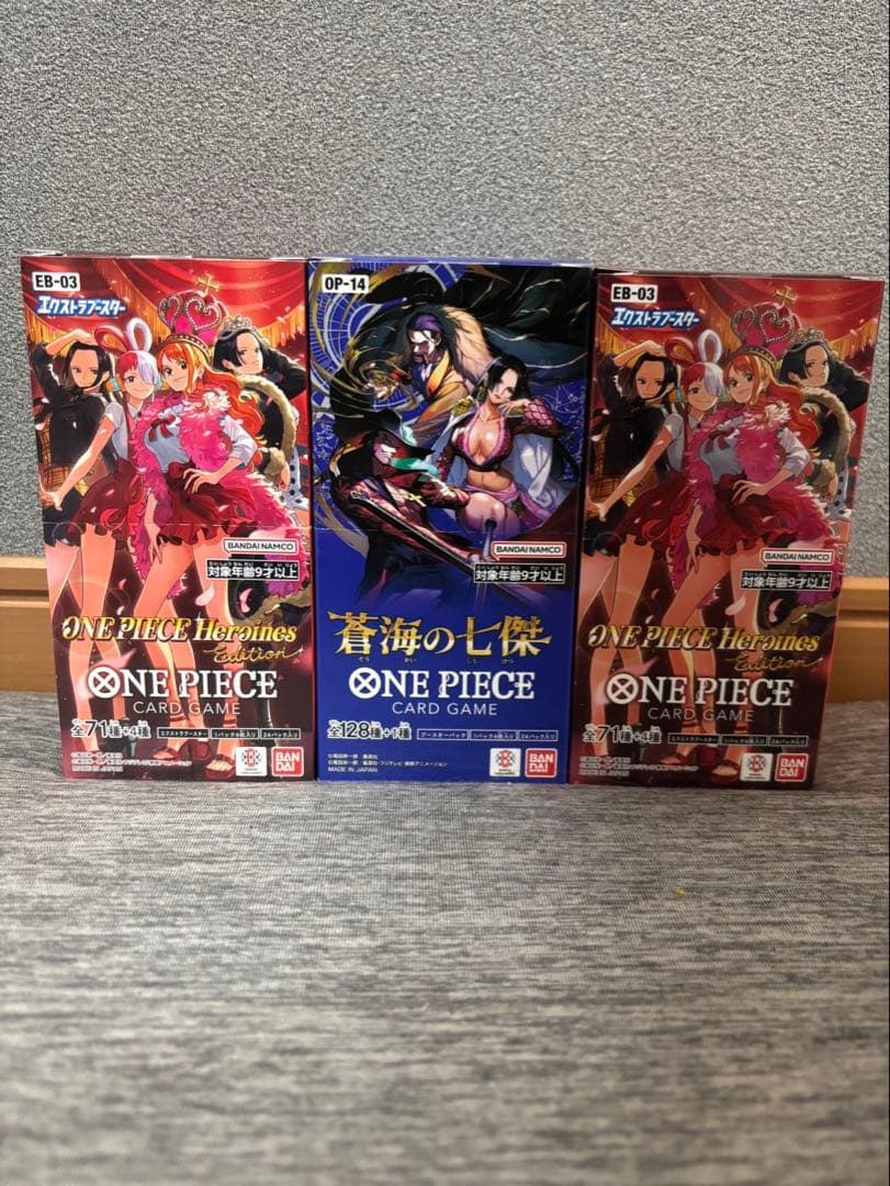 ヒロインズ　蒼海　テープカット 計3BOX