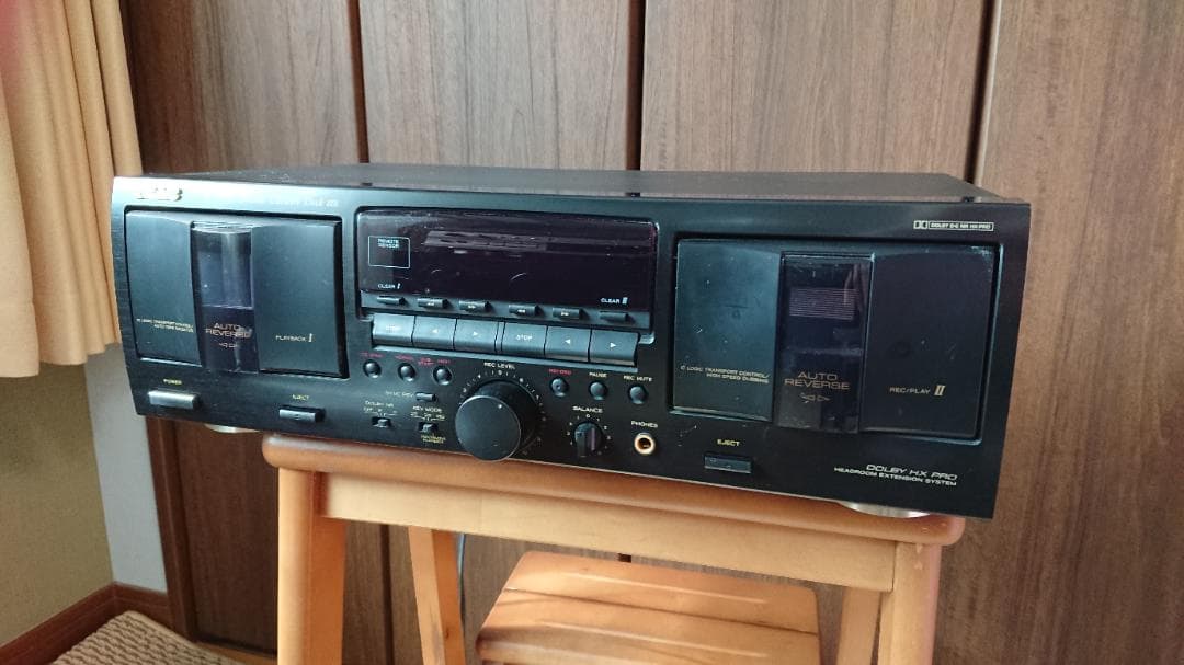 TEAC　ダビングカセットデッキ　W-780R　リモコン付き