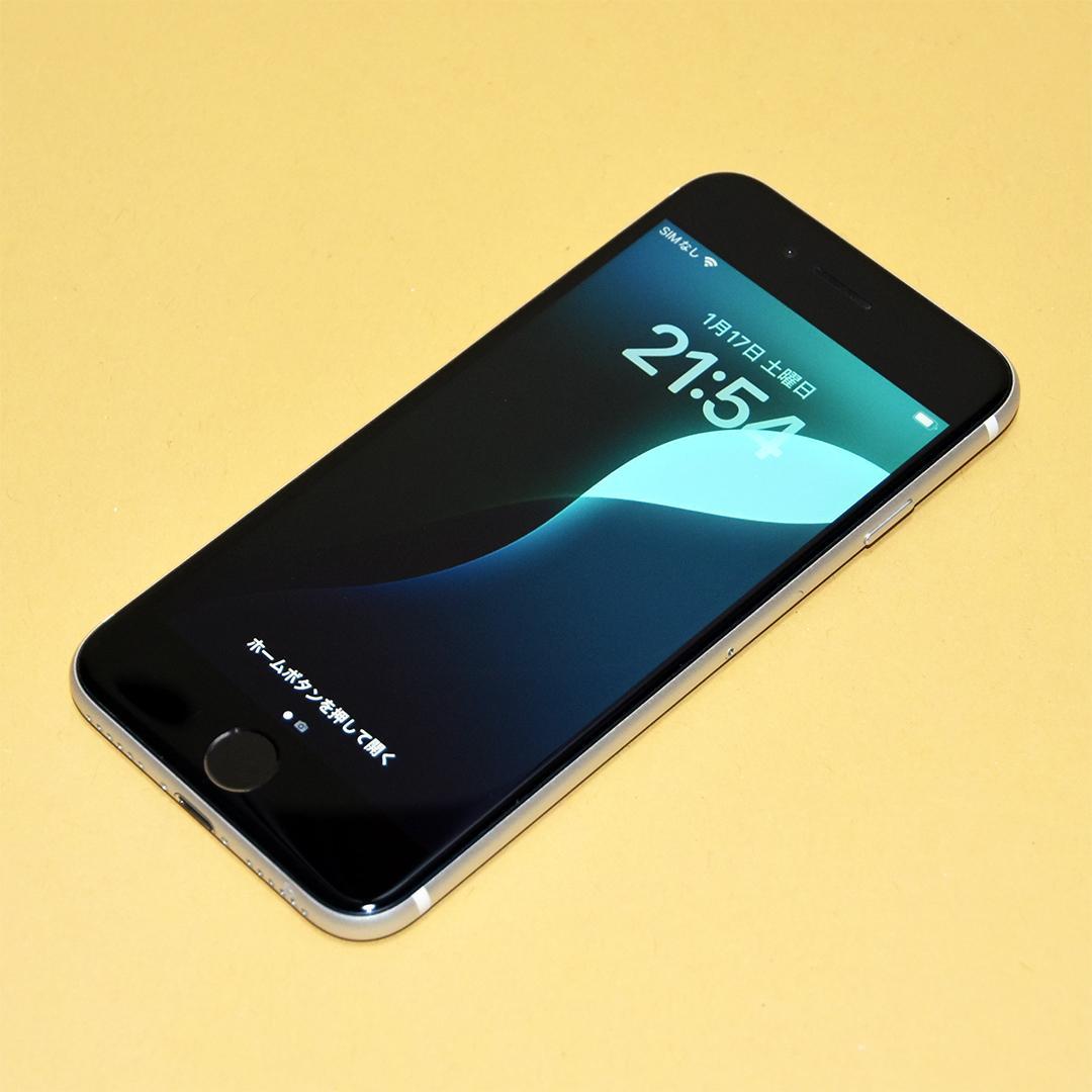 iPhoneSE 第2世代 64GB SIMフリーホワイトバッテリーサービス表示
