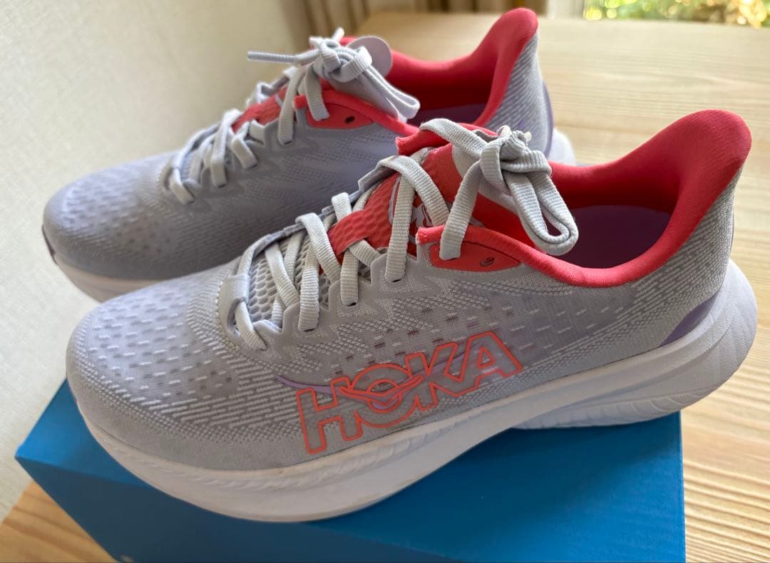 ホカオネオネ HOKA MACH6 ランニングシューズ レディース 24cm