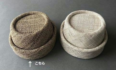 新品、未使用　mite えん帽子　トーク帽　Lサイズ